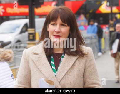 London, Großbritannien. 3rd. Februar 2022. Shadow Chancellor, Rachel Reeves Credit: Mark Thomas/Alamy Live News Stockfoto