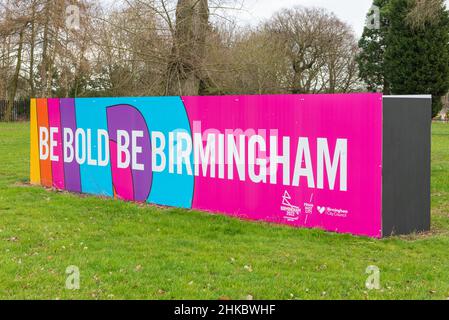 Bau des Alexander-Stadions in Perry Barr, Birmingham für die Birmingham Commonwealth Games 2022 Stockfoto