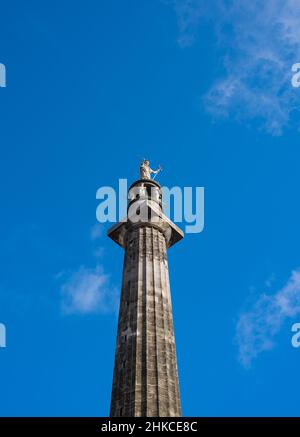 Nelson's Monument, eine Gedenksäule, die zum Gedenken an Admiral Horatio Nelson, Monument Road, Great Yarmouth, errichtet wurde. Norfolk Stockfoto