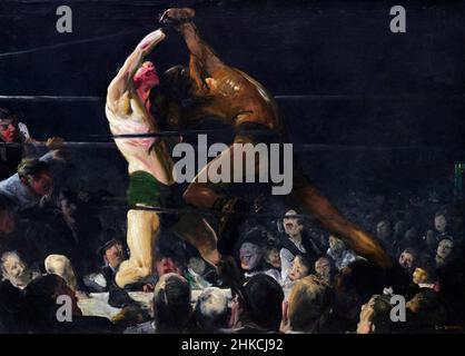 Beide Mitglieder dieses Clubs von George Bellows (1882-1925), Öl auf Leinwand, 1909 Stockfoto