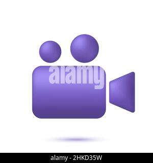 Video-Kamera-Symbol Stock Vektor