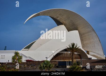 Konzerthalle Auditorio de Tenerfe,Santa Cruz de Tenerfe, Teneriffa, Kanarische Inseln, Spanien Stockfoto