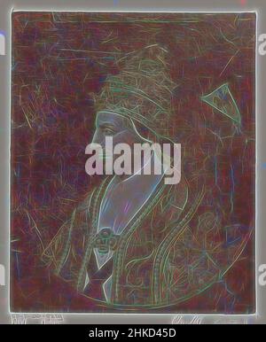 Inspiriert vom Porträt von Papst Adrian VI., nach:, 1850 - 1930, Höhe 138 mm × Breite 113 mm, neu gestaltet von Artotop. Klassische Kunst neu erfunden mit einem modernen Twist. Design von warmen fröhlichen Leuchten der Helligkeit und Lichtstrahl Strahlkraft. Fotografie inspiriert von Surrealismus und Futurismus, umarmt dynamische Energie der modernen Technologie, Bewegung, Geschwindigkeit und Kultur zu revolutionieren Stockfoto