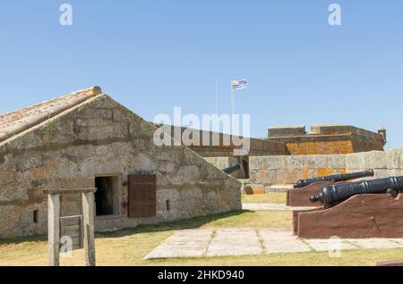 Fortaleza Santa Tereza ist eine militärische Festung an der Nordküste Uruguays nahe der Grenze zu Brasilien, Südamerika Stockfoto