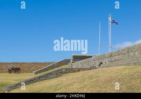 Fortaleza Santa Tereza ist eine militärische Festung an der Nordküste Uruguays nahe der Grenze zu Brasilien, Südamerika Stockfoto