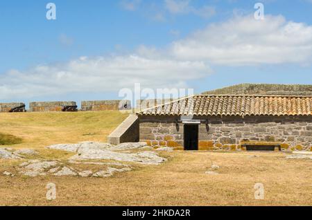 Fortaleza Santa Tereza ist eine militärische Festung an der Nordküste Uruguays nahe der Grenze zu Brasilien, Südamerika Stockfoto