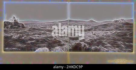 Inspiriert vom Panorama von Athen G1. Rechts die Akropolis in der Mitte der Tempel von Theseus, links das meteorologische Institut, das Foto ist Teil der Sammlung von Fotografien von Griechenland, Ägypten und Syrien von Richard Polak gesammelt., Rhomaides Frères, Athene, Rotterdam, c. 1876 - c, neu erfunden von Artotop. Klassische Kunst neu erfunden mit einem modernen Twist. Design von warmen fröhlichen Leuchten der Helligkeit und Lichtstrahl Strahlkraft. Fotografie inspiriert von Surrealismus und Futurismus, umarmt dynamische Energie der modernen Technologie, Bewegung, Geschwindigkeit und Kultur zu revolutionieren Stockfoto