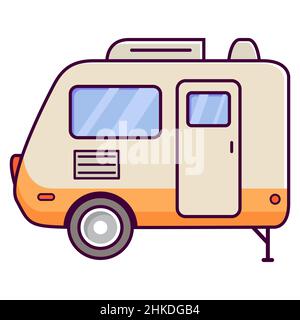 Isoliert auf weißem Hintergrund. Vektorgrafik für Linien. Stock Vektor