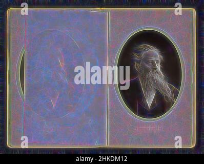 Inspiriert von retuschiertem Porträt eines unbekannten Mannes mit Bart, Klischee retusché, P. Piquepé, c. 1875 - in oder vor 1885, Papier, Höhe 114 mm × Breite 86 mm, neu erfunden von Artotop. Klassische Kunst neu erfunden mit einem modernen Twist. Design von warmen fröhlichen Leuchten der Helligkeit und Lichtstrahl Strahlkraft. Fotografie inspiriert von Surrealismus und Futurismus, umarmt dynamische Energie der modernen Technologie, Bewegung, Geschwindigkeit und Kultur zu revolutionieren Stockfoto