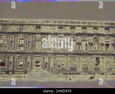 Inspiriert von der Ruine des Palais des Tuileries nach dem Niederschlag der Pariser Kommune, Louis-Emile Durandelle, Paris, 1871, Albumendruck, Höhe 425 mm × Breite 430 mmhöhe 457 mm × Breite 630 mm, neu erfunden von Artotop. Klassische Kunst neu erfunden mit einem modernen Twist. Design von warmen fröhlichen Leuchten der Helligkeit und Lichtstrahl Strahlkraft. Fotografie inspiriert von Surrealismus und Futurismus, umarmt dynamische Energie der modernen Technologie, Bewegung, Geschwindigkeit und Kultur zu revolutionieren Stockfoto