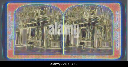 Inspiriert von Caryatiden im Salle des Marechaux im Palais des Tuileries in Paris, Cariatides de la Salle des Marechaux (Palais des Tuileries), Imperial Residences, Ernest Eléonor Pierre Lamy, Tuilerieënpaleis, c. 1860 - in oder vor 1871, Albumendruck, Höhe 85 mm × Breite 170 mm, neu erfunden von Artotop. Klassische Kunst neu erfunden mit einem modernen Twist. Design von warmen fröhlichen Leuchten der Helligkeit und Lichtstrahl Strahlkraft. Fotografie inspiriert von Surrealismus und Futurismus, umarmt dynamische Energie der modernen Technologie, Bewegung, Geschwindigkeit und Kultur zu revolutionieren Stockfoto