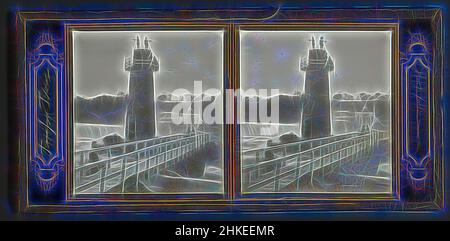 Inspiriert vom Blick auf den Terrapin Tower an den Niagarafällen, Nordamerika, Terrapin Tower, Platt D. Babbitt, Niagara Falls, 1860 - 1879, Glas, Dia, Höhe 82 mm × Breite 171 mm, neu gestaltet von Artotop. Klassische Kunst neu erfunden mit einem modernen Twist. Design von warmen fröhlichen Leuchten der Helligkeit und Lichtstrahl Strahlkraft. Fotografie inspiriert von Surrealismus und Futurismus, umarmt dynamische Energie der modernen Technologie, Bewegung, Geschwindigkeit und Kultur zu revolutionieren Stockfoto