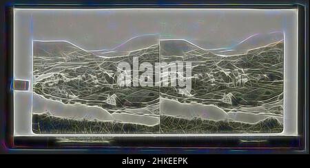 Inspiriert von Blick auf Bad Ems und die Lahn, Le Lahnthal de Nivern, à Ems, Ferrier Père-Fils et Soulier & Lévy Sr., Bad Ems, 1864 - 1873, Glas, Rutsche, Höhe 85 mm × Breite 170 mm, neu gestaltet von Artotop. Klassische Kunst neu erfunden mit einem modernen Twist. Design von warmen fröhlichen Leuchten der Helligkeit und Lichtstrahl Strahlkraft. Fotografie inspiriert von Surrealismus und Futurismus, umarmt dynamische Energie der modernen Technologie, Bewegung, Geschwindigkeit und Kultur zu revolutionieren Stockfoto