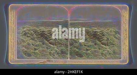 Inspiriert vom Schlachtfeld der Schlacht von Belmont, Südafrika, dem Schlachtfeld von Belmont, wo Hunderte von Buren und Briten am 23. November fielen - S. Africa, am 23. November 1899, fand hier die Schlacht von Belmont zwischen den Buren und den Briten statt., Herausgeber: Underwood und Underwood, Belmont, Reimagined by Artotop. Klassische Kunst neu erfunden mit einem modernen Twist. Design von warmen fröhlichen Leuchten der Helligkeit und Lichtstrahl Strahlkraft. Fotografie inspiriert von Surrealismus und Futurismus, umarmt dynamische Energie der modernen Technologie, Bewegung, Geschwindigkeit und Kultur zu revolutionieren Stockfoto