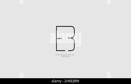 EB BE E B Alphabet Buchstaben Initialen Monogramm Logo Stock Vektor