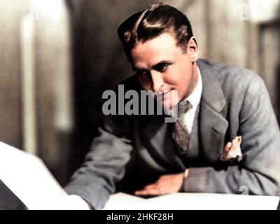 Francis Scott Fitzgerald Vers 1925 Stockfoto