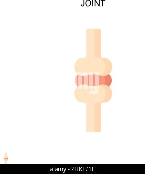 Symbol für einfachen Vektor der Verbindung. Illustration Symbol Design-Vorlage für Web mobile UI-Element. Stock Vektor