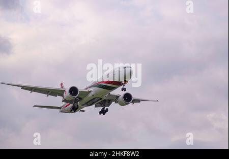 Biman Bangladesh Airlines Boeing 777-300ER Stockfoto