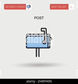 Post Simple Vector-Symbol. Stock Vektor