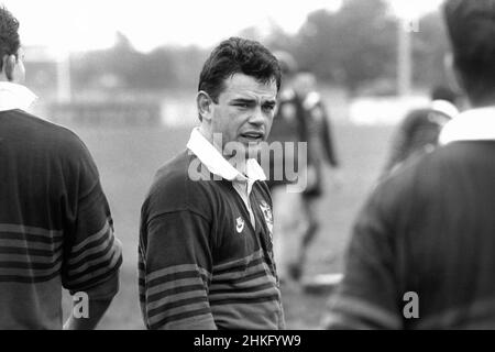 Will Carling trainiert für die 1993 British und Irish Lions Tour durch Neuseeland Stockfoto