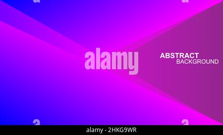 Neonlicht Dreieck abstrakter Hintergrund in Dreieck-Design eingewickelt Stock Vektor