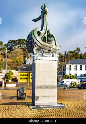 St. Brendan Statue in Bantry, Co. Cork Stockfoto