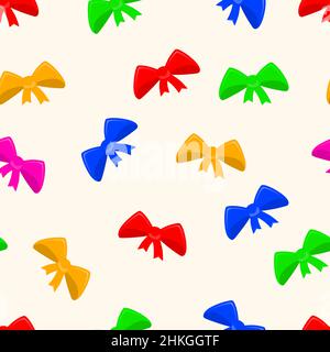 Nahtloser Hintergrund mit Schleifen. Vektorgrafik. Abstraktes Muster Stock Vektor