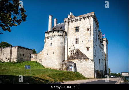 Château de Montsoreau, MONTSOREAU, Frankreich Stockfoto