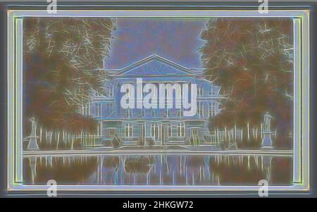 Inspiriert vom Palais der Natie in Brüssel, Palais de la Nation, Lyon Cerf, Brüssel, 1869 - 1885, Papier, Albumenprint, Höhe 62 mm × Breite 105 mm, neu gestaltet von Artotop. Klassische Kunst neu erfunden mit einem modernen Twist. Design von warmen fröhlichen Leuchten der Helligkeit und Lichtstrahl Strahlkraft. Fotografie inspiriert von Surrealismus und Futurismus, umarmt dynamische Energie der modernen Technologie, Bewegung, Geschwindigkeit und Kultur zu revolutionieren Stockfoto