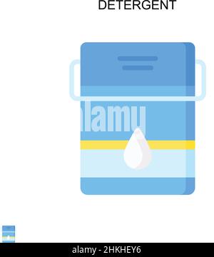 Einfaches Vektorsymbol Waschmittel. Illustration Symbol Design-Vorlage für Web mobile UI-Element. Stock Vektor