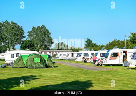 Ferienpark Land Wiesen, Anker Lane, Ingoldmells, Skegness, Lincolnshire, England, Vereinigtes Königreich Stockfoto