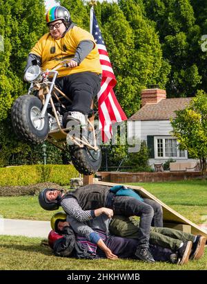 JACKASS FOREVER 2022 Paramount Picturs Film mit Wee man (jason Acuna) Stockfoto