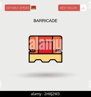 Einfaches Vektor-Symbol sperren. Stock Vektor