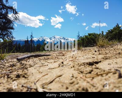 Jackman Flats BC Stockfoto