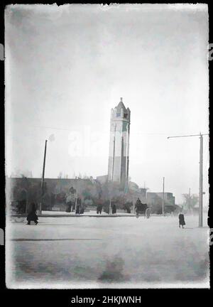 Kunst inspiriert von Water Tower, Prospect Park, Brooklyn, Eugene Wemlinger, Cellulosenitrat negativ, Ca. 1903-1910, Brooklyn, Classic Works modernisiert von Artotop mit einem Schuss Moderne. Formen, Farbe und Wert, auffällige visuelle Wirkung auf Kunst. Emotionen durch Freiheit von Kunstwerken auf zeitgemäße Weise. Eine zeitlose Botschaft, die eine wild kreative neue Richtung verfolgt. Künstler, die sich dem digitalen Medium zuwenden und die Artotop NFT erschaffen Stockfoto