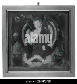 Kunst inspiriert von Fragment eines Wandgemäldes, Mineralpigmente auf Ton, Kumtura-Höhlen, Xinjiang Provence, China, 4th-5th Jahrhundert, 17 1/8 x 17 3/8 Zoll, 43,5 x 44,1 cm, Classic Works modernisiert von Artotop mit einem Schuss Moderne. Formen, Farbe und Wert, auffällige visuelle Wirkung auf Kunst. Emotionen durch Freiheit von Kunstwerken auf zeitgemäße Weise. Eine zeitlose Botschaft, die eine wild kreative neue Richtung verfolgt. Künstler, die sich dem digitalen Medium zuwenden und die Artotop NFT erschaffen Stockfoto