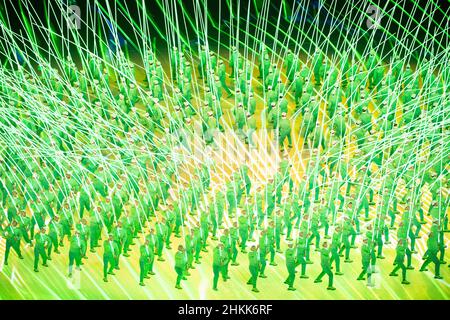 Peking, China. 04th. Februar 2022. Kredit: Aflo Co. Ltd./Alamy Live Nachrichten Stockfoto