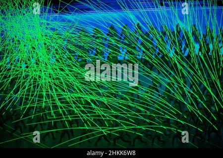 Peking, China. 04th. Februar 2022. Kredit: Aflo Co. Ltd./Alamy Live Nachrichten Stockfoto
