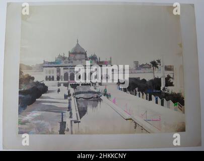 Art Inspired by Print from 'Views of India', Samuel Bourne, British, 1834-1912, Albumen Silver Photograph, 1862-1872, 9 x 11 Zoll, 22,9 x 27,9 cm, Classic Works modernisiert von Artotop mit einem Schuss Moderne. Formen, Farbe und Wert, auffällige visuelle Wirkung auf Kunst. Emotionen durch Freiheit von Kunstwerken auf zeitgemäße Weise. Eine zeitlose Botschaft, die eine wild kreative neue Richtung verfolgt. Künstler, die sich dem digitalen Medium zuwenden und die Artotop NFT erschaffen Stockfoto