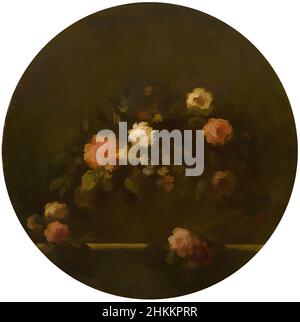 Kunst inspiriert von Blumen in einer Vase, Giovanni Antonio Pellegrini, früher zugeschrieben, Klassische Werke von Artotop mit einem Schuss Moderne modernisiert. Formen, Farbe und Wert, auffällige visuelle Wirkung auf Kunst. Emotionen durch Freiheit von Kunstwerken auf zeitgemäße Weise. Eine zeitlose Botschaft, die eine wild kreative neue Richtung verfolgt. Künstler, die sich dem digitalen Medium zuwenden und die Artotop NFT erschaffen Stockfoto