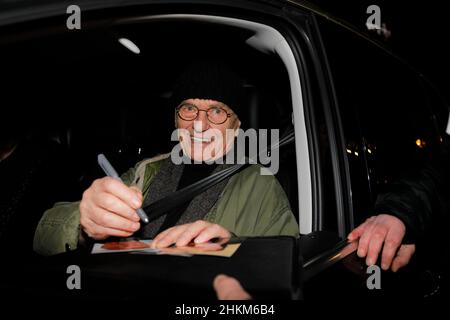 Wilfried Pucher bei der Ankunft zur TV-Sendung 'MDR um 4' im MDR-Studio. Leipzig, 15.06.2021 Stockfoto