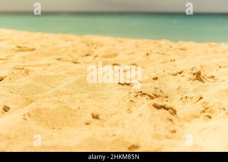 Schöner sonniger Tag am Ufer von Holetown auf Barbados Stockfoto