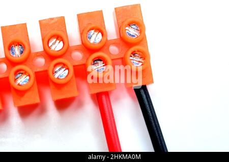 Klemmleiste Stockfoto