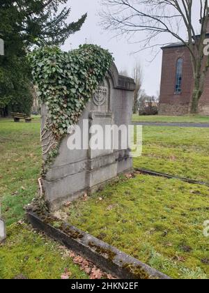 Jüdischer Friedhof in Deutschland Stockfoto