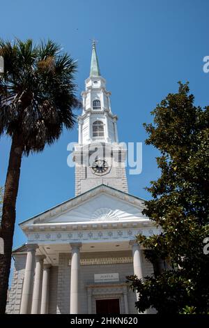 Unabhängige Presbyterianische Kirche in Savannah, Georgien Stockfoto