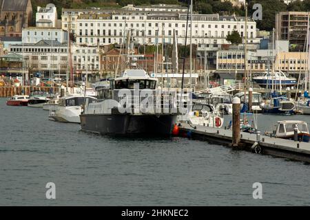 Torquay Harbour und Marina, Devon, Großbritannien Stockfoto