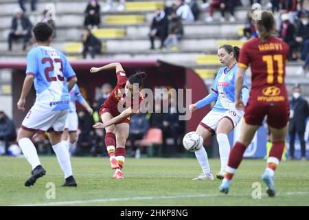 Rom, Italien. 05th. Februar 2022. Paloma Lazaro von AS Roma während des Serie-A-Spiels zwischen Roma Calcio und Stadio Tre Fontane am 5. Februar 2022 in Rom, Italien. Quelle: Live Media Publishing Group/Alamy Live News Stockfoto