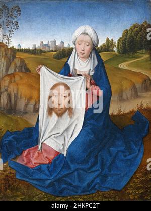 Heilige Veronica von Hans Memling (ca. 1430-1494), Öl auf Tafel, c. 1470/75 Stockfoto