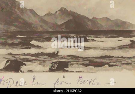 Kunst inspiriert von Einer frischen Brise, Lake Wakatipu, Muir & Moodie Studio, Fotostudio, 1900-1903, Dunedin, Klassische Werke, die von Artotop mit einem Schuss Moderne modernisiert wurden. Formen, Farbe und Wert, auffällige visuelle Wirkung auf Kunst. Emotionen durch Freiheit von Kunstwerken auf zeitgemäße Weise. Eine zeitlose Botschaft, die eine wild kreative neue Richtung verfolgt. Künstler, die sich dem digitalen Medium zuwenden und die Artotop NFT erschaffen Stockfoto