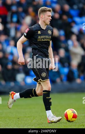 5th. Februar 2022 : Weston Homes Stadium, Peterborough, Cambridgeshire, England; FA Cup Football, Peterborough gegen Queens Park Rangers; Robert Dickie von Queens Park Rangers Stockfoto